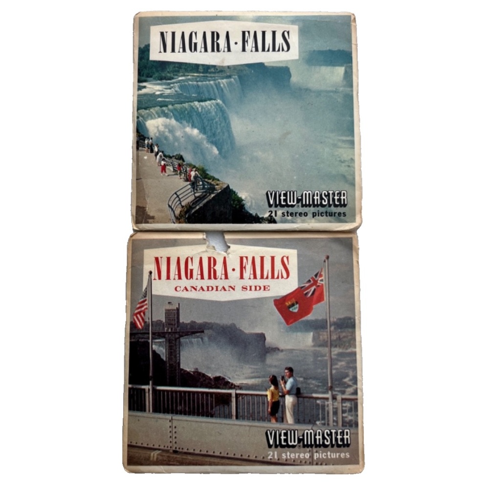 Niagara Falls Canadian Side & American Side View Master Vintage 3D Reels